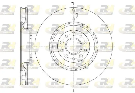 Handler.Part Brake disc ROADHOUSE 6145810 1