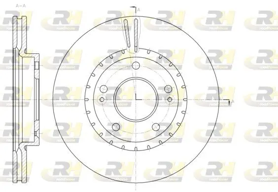 Handler.Part Brake disc ROADHOUSE 6143410 1