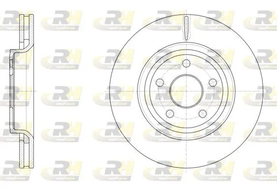 Handler.Part Brake disc ROADHOUSE 6151210 1