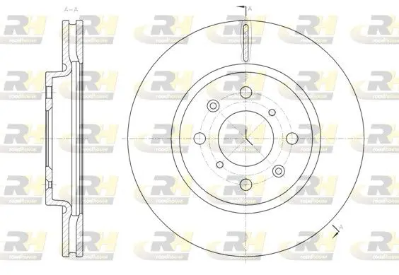 Handler.Part Brake disc ROADHOUSE 6148110 1