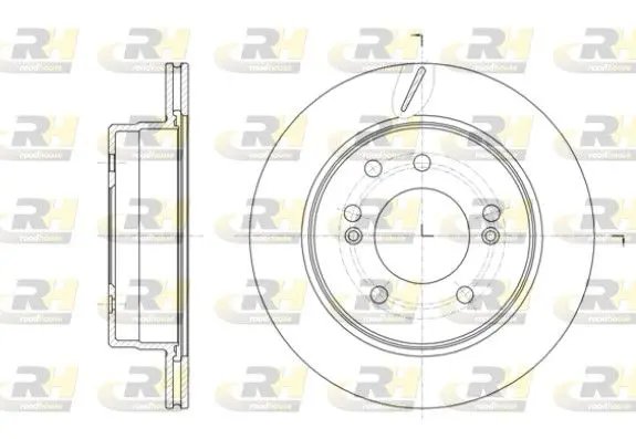 Handler.Part Brake disc ROADHOUSE 6141310 1