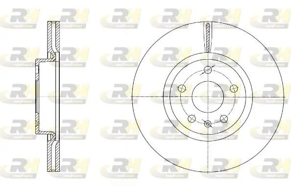 Handler.Part Brake disc ROADHOUSE 697210 1