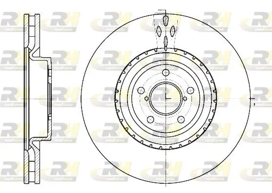 Handler.Part Brake disc ROADHOUSE 6134110 1