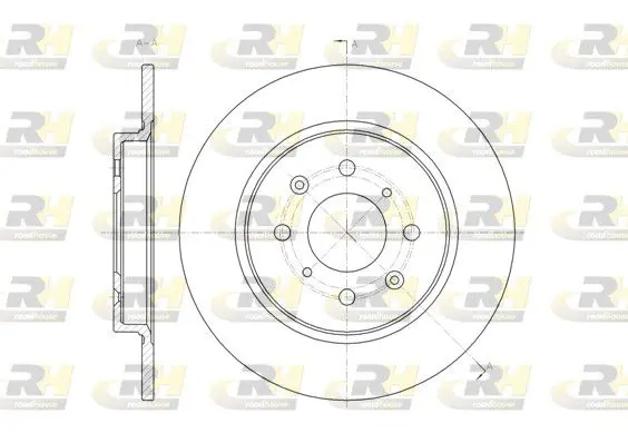 Handler.Part Brake disc ROADHOUSE 6146100 1