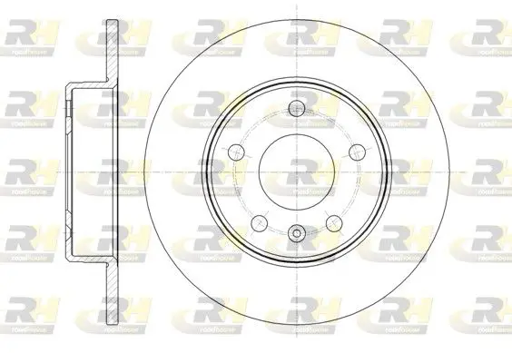 Handler.Part Brake disc ROADHOUSE 6146800 1