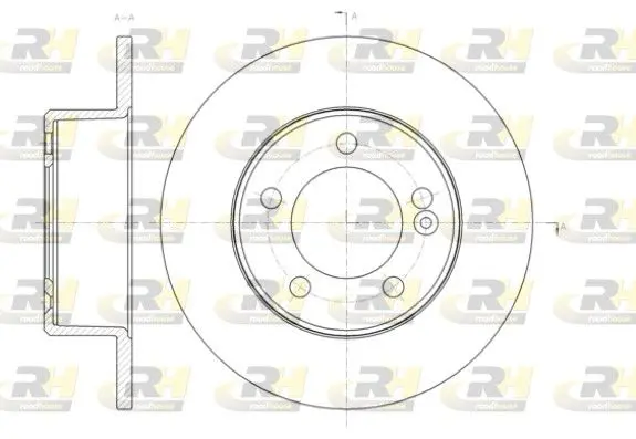 Handler.Part Brake disc ROADHOUSE 6143300 1