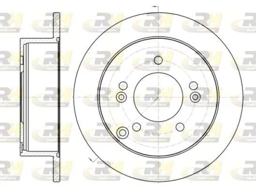 Handler.Part Brake disc ROADHOUSE 6139900 1