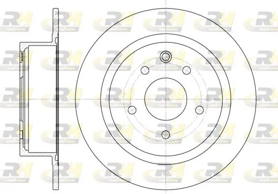 Handler.Part Brake disc ROADHOUSE 6153000 1