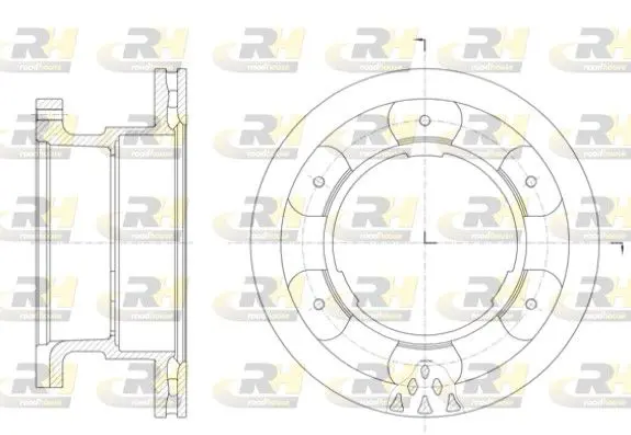 Handler.Part Brake disc ROADHOUSE 6140010 1