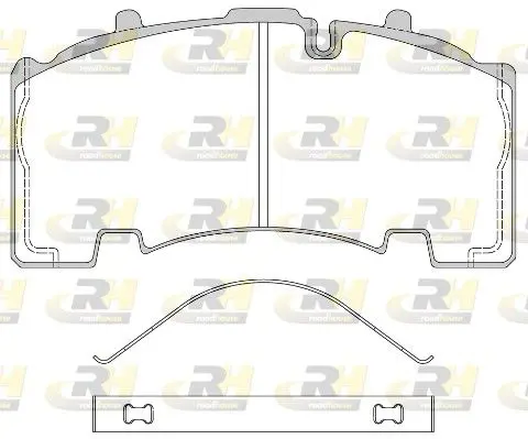 Handler.Part Brake pad set, disc brake ROADHOUSE JSX2155500 1