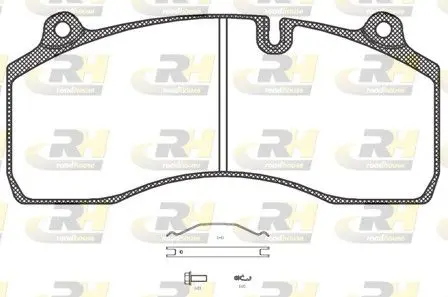 Handler.Part Brake pad set, disc brake ROADHOUSE JSX2130600 1