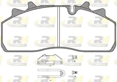 Handler.Part Brake pad set, disc brake ROADHOUSE JSX2125480 1