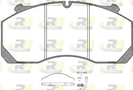 Handler.Part Brake pad set, disc brake ROADHOUSE JSX2115780 1