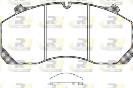 Handler.Part Brake pad set, disc brake ROADHOUSE JSX2115700 1