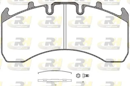 Handler.Part Brake pad set, disc brake ROADHOUSE JSX2115600 1