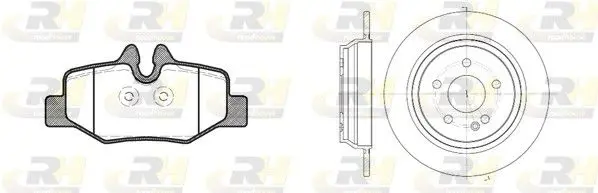 Handler.Part Brake set, disc brakes ROADHOUSE 8111000 1