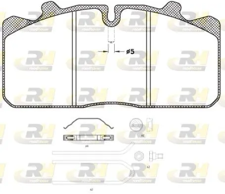 Handler.Part Brake pad set, disc brake ROADHOUSE JSX265830 1