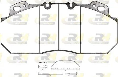 Handler.Part Brake pad set, disc brake ROADHOUSE JSX262230 1