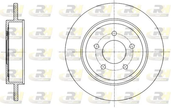 Handler.Part Brake disc ROADHOUSE 6171900 1