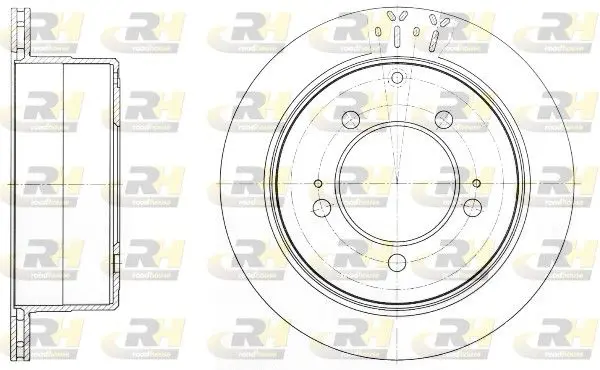 Handler.Part Brake disc ROADHOUSE 6169310 1