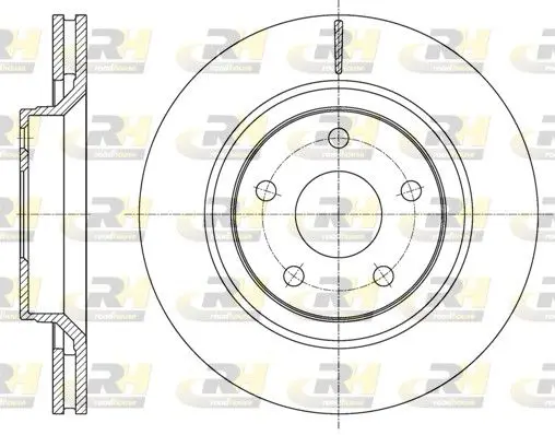 Handler.Part Brake disc ROADHOUSE 6161010 1