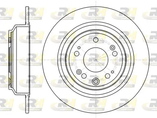 Handler.Part Brake disc ROADHOUSE 6160800 1