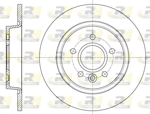 Handler.Part Brake disc ROADHOUSE 6159000 1