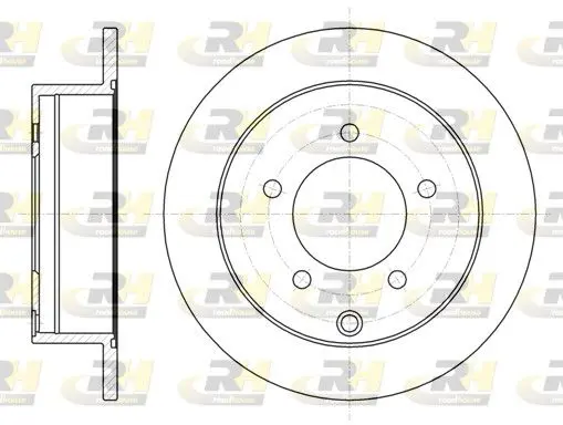 Handler.Part Brake disc ROADHOUSE 6137700 1