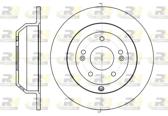 Handler.Part Brake disc ROADHOUSE 6137300 1