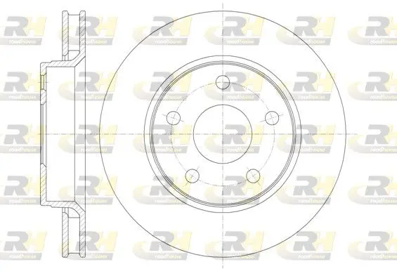 Handler.Part Brake disc ROADHOUSE 6136710 1