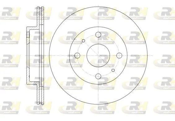 Handler.Part Brake disc ROADHOUSE 6135510 1