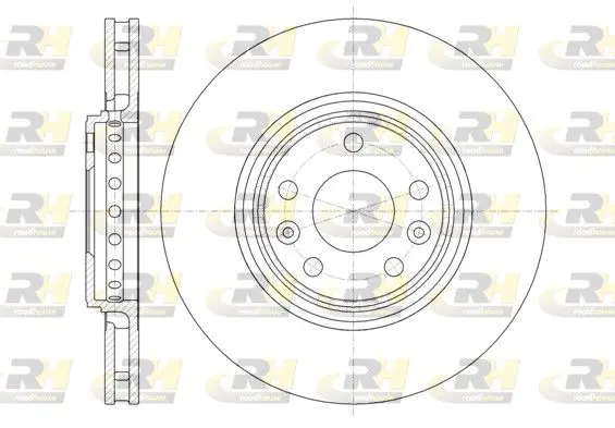 Handler.Part Brake disc ROADHOUSE 6134510 1