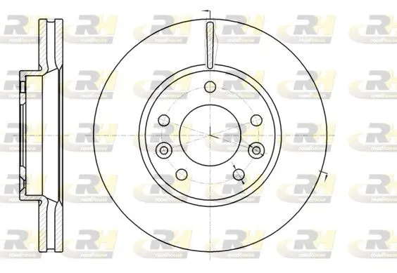 Handler.Part Brake disc ROADHOUSE 6129410 1