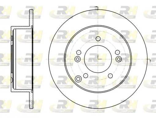 Handler.Part Brake disc ROADHOUSE 6129300 1