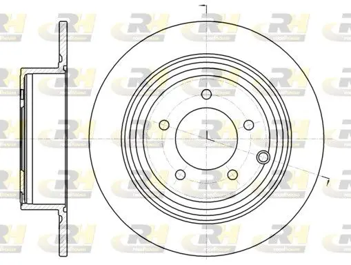 Handler.Part Brake disc ROADHOUSE 6129000 1