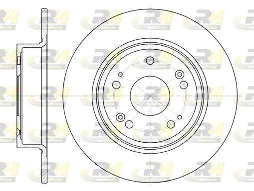 Handler.Part Brake disc ROADHOUSE 6127800 1