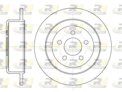 Handler.Part Brake disc ROADHOUSE 6127100 1