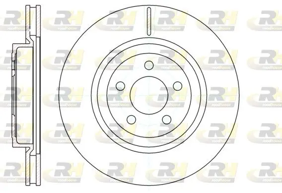 Handler.Part Brake disc ROADHOUSE 6126910 1