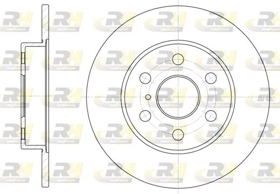 Handler.Part Brake disc ROADHOUSE 6125800 1