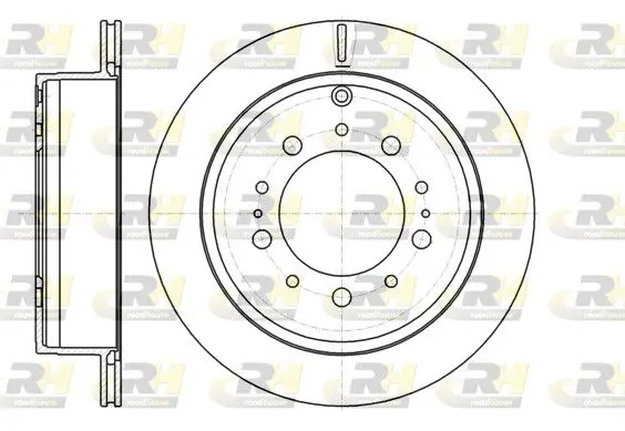 Handler.Part Brake disc ROADHOUSE 6125710 1