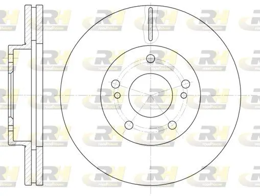 Handler.Part Brake disc ROADHOUSE 6124210 1