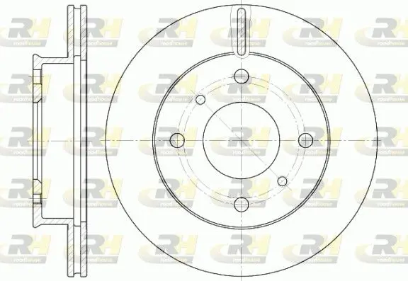 Handler.Part Brake disc ROADHOUSE 6124110 1