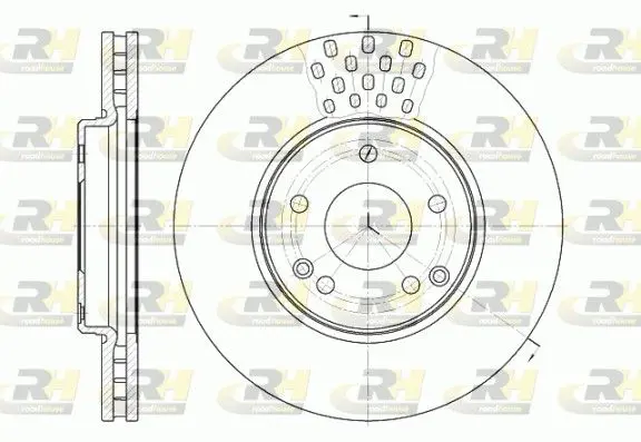 Handler.Part Brake disc ROADHOUSE 6122510 1