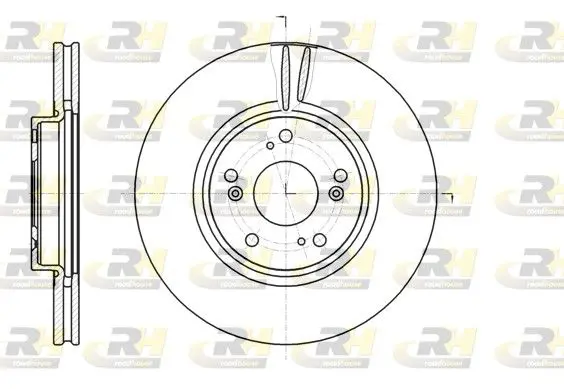 Handler.Part Brake disc ROADHOUSE 6121810 1