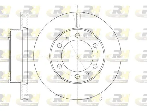 Handler.Part Brake disc ROADHOUSE 6120510 1