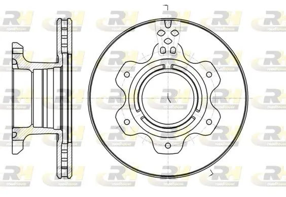 Handler.Part Brake disc ROADHOUSE 6119110 1