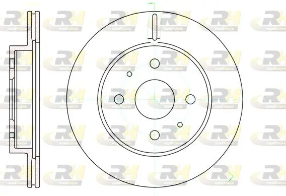 Handler.Part Brake disc ROADHOUSE 6119010 1