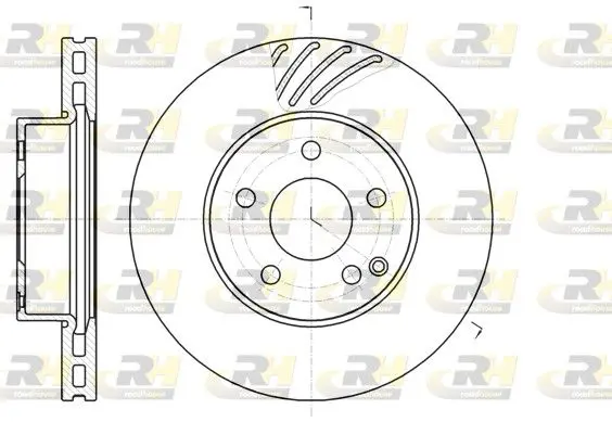 Handler.Part Brake disc ROADHOUSE 6118410 1