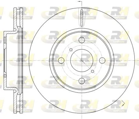 Handler.Part Brake disc ROADHOUSE 6116910 1