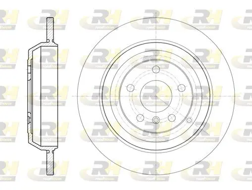 Handler.Part Brake disc ROADHOUSE 6116600 1